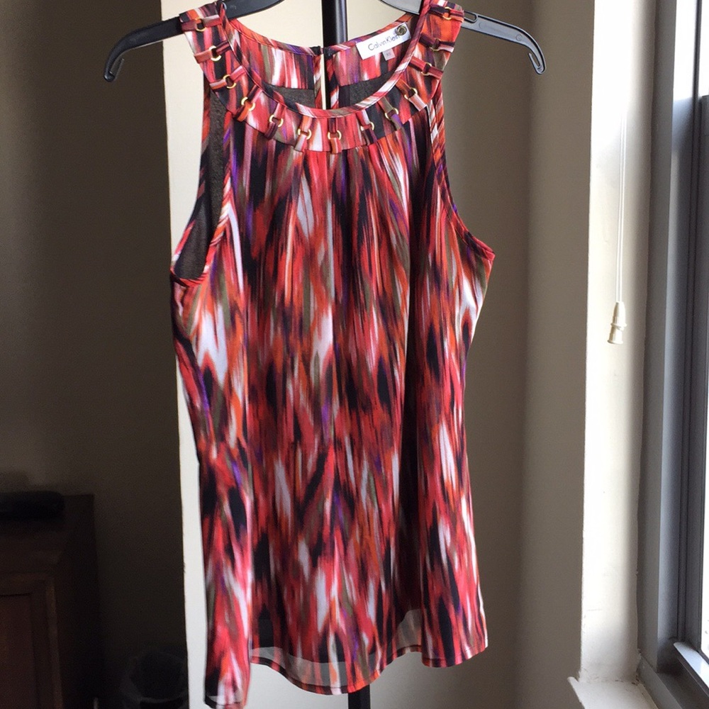 3/$35 CK collared tank top size XS